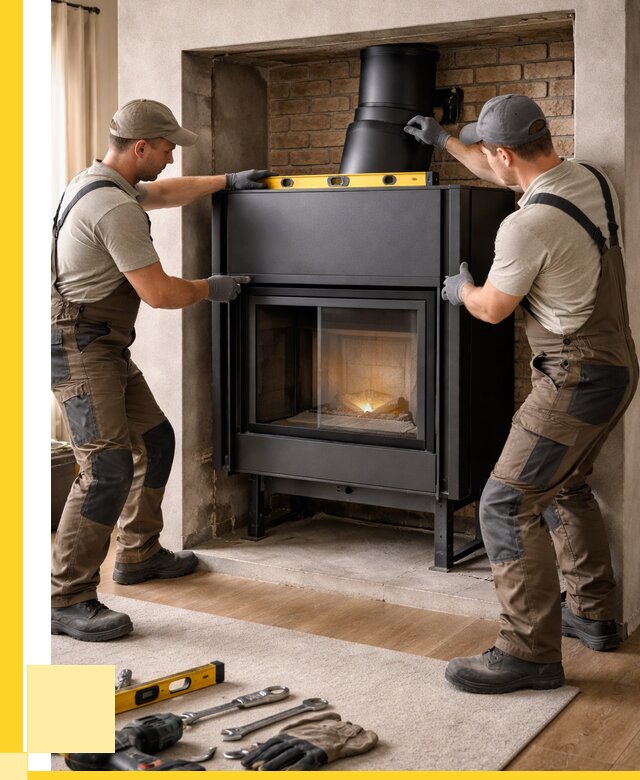 Установка каминных топок в Малгобеке под ключ от 18572 р. | ЭриданМлг