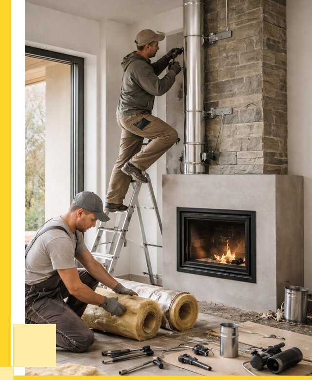 Монтаж дымоходов для каминов в Малгобеке от 15477 р. ЭриданМлг