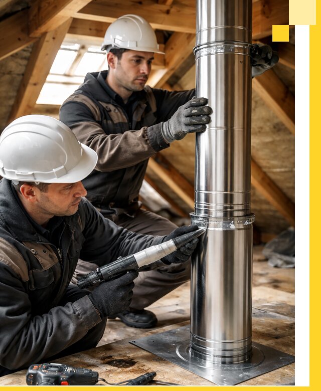 Монтаж дымоходов для каминов в Малгобеке с гарантией качества