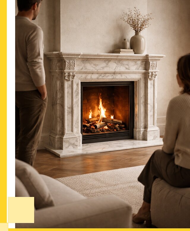 Мраморные камины под ключ в Малгобеке от 257950 р. | ЭриданМлг