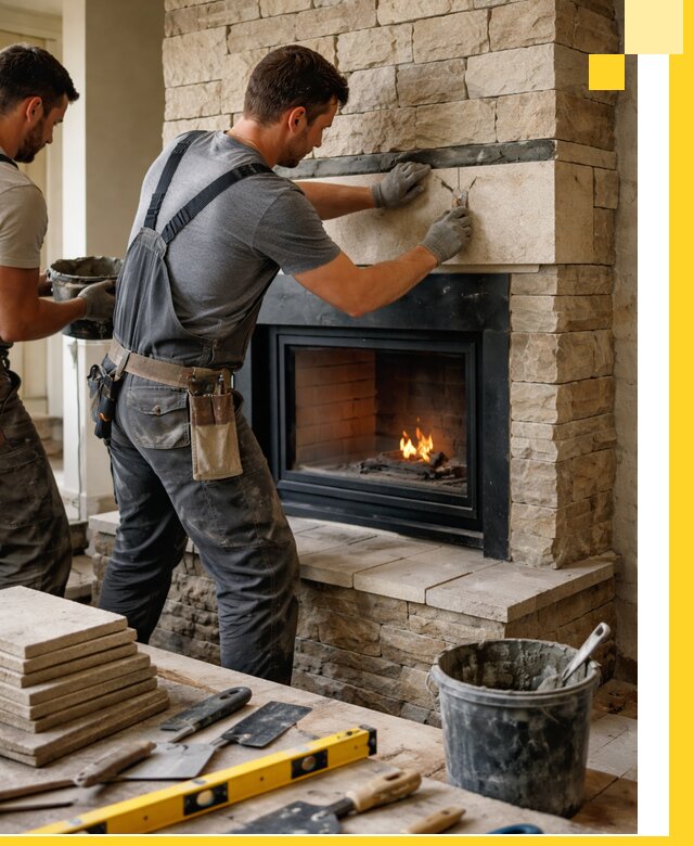 Проектирование и установка открытых каминов в Малгобеке