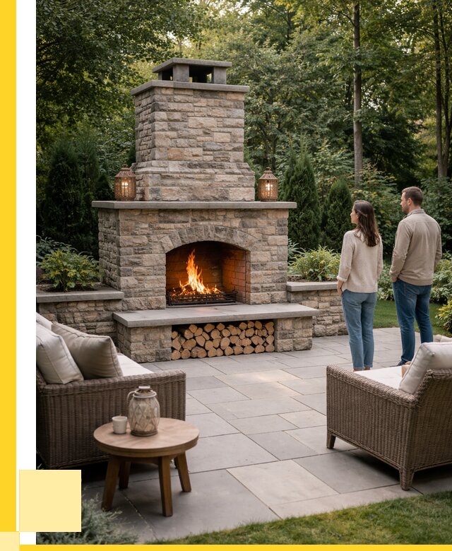 Уличные камины из кирпича в Малгобеке от 154770 р. | ЭриданМлг