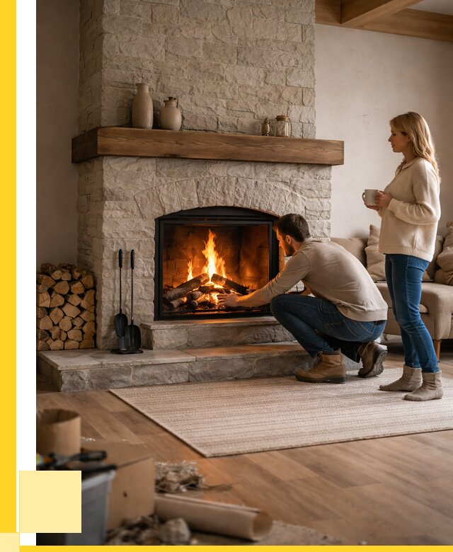 Камины для загородного дома в Малгобеке от 361130 р., ЭриданМлг