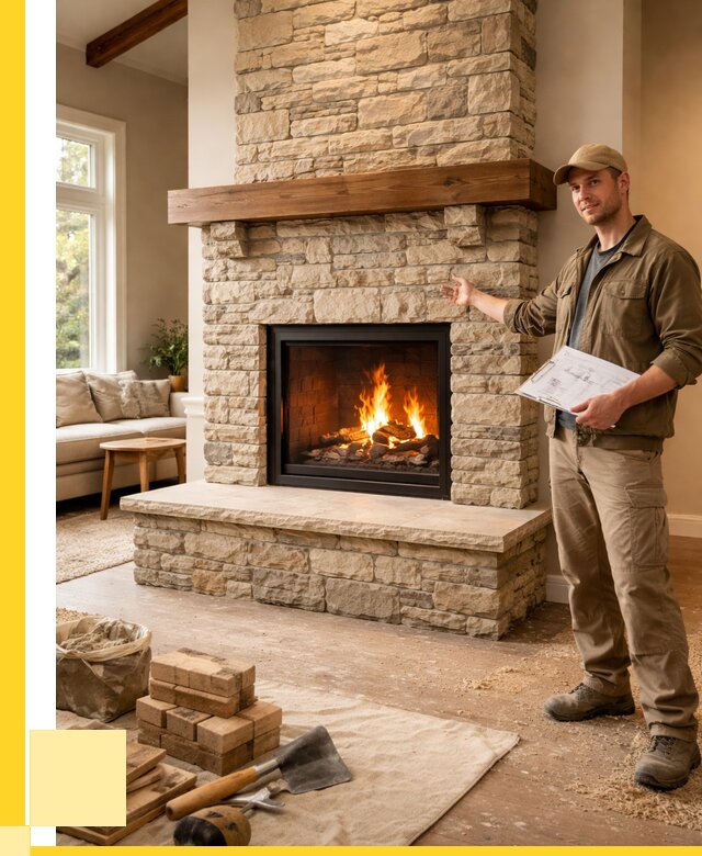 Камины под ключ в Малгобеке от 185724 р. | ЭриданМлг — установка