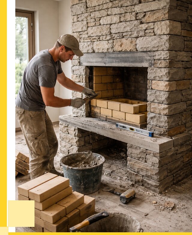 Кладка каминов и камина в Малгобеке от 25795 р. ЭриданМлг