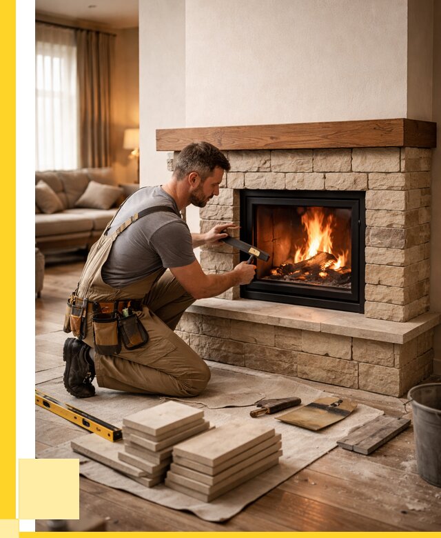 Строительство каминов в Малгобеке от 154770 р., ЭриданМлг - под ключ