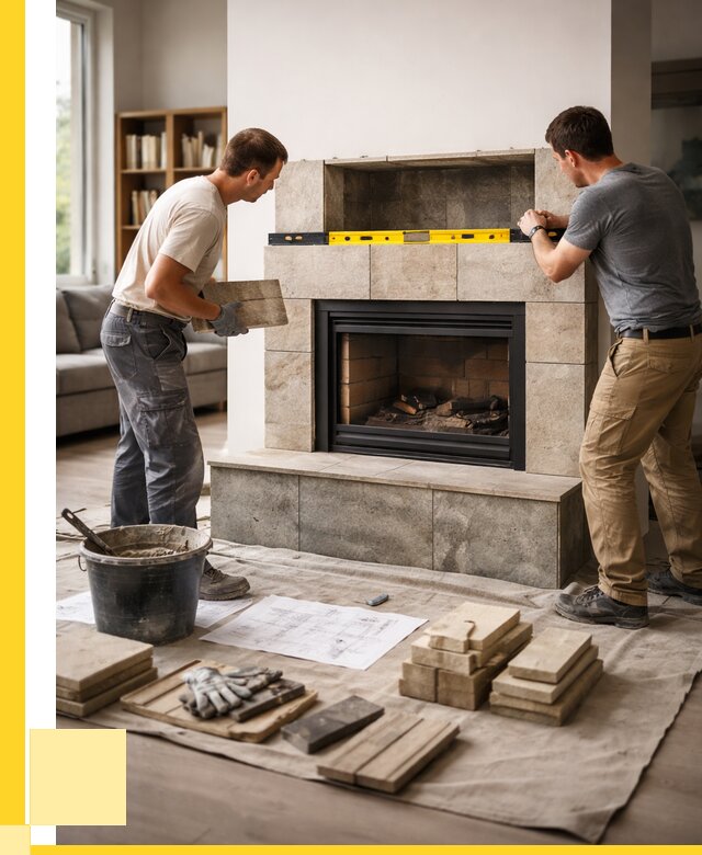 Монтаж каминов и установка в Малгобеке от 46431 р. | ЭриданМлг