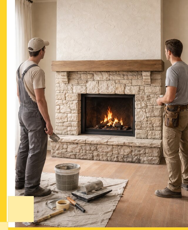 Отделка каминов в Малгобеке от 6707 р. под ключ | ЭриданМлг