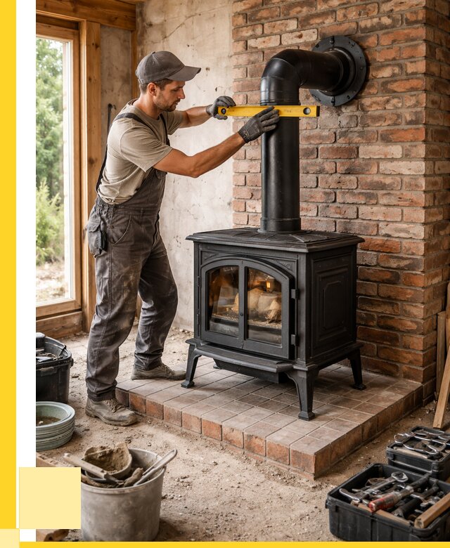 Монтаж печей установка банной печи в Малгобеке от 15477 р. | ЭриданМлг