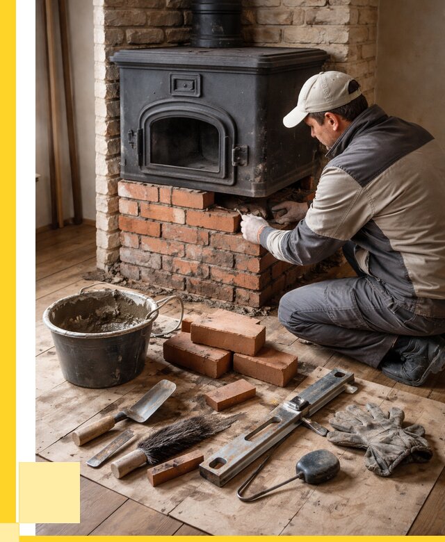 Ремонт печей в Малгобеке от 12382 р., услуги печника ЭриданМлг