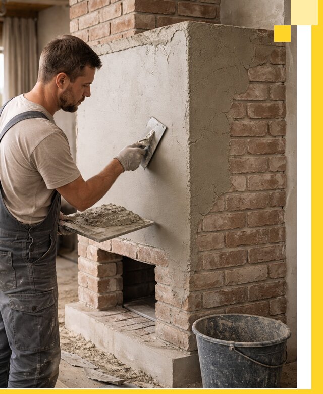 Отделка печей и облицовка каминов в Малгобеке под ключ