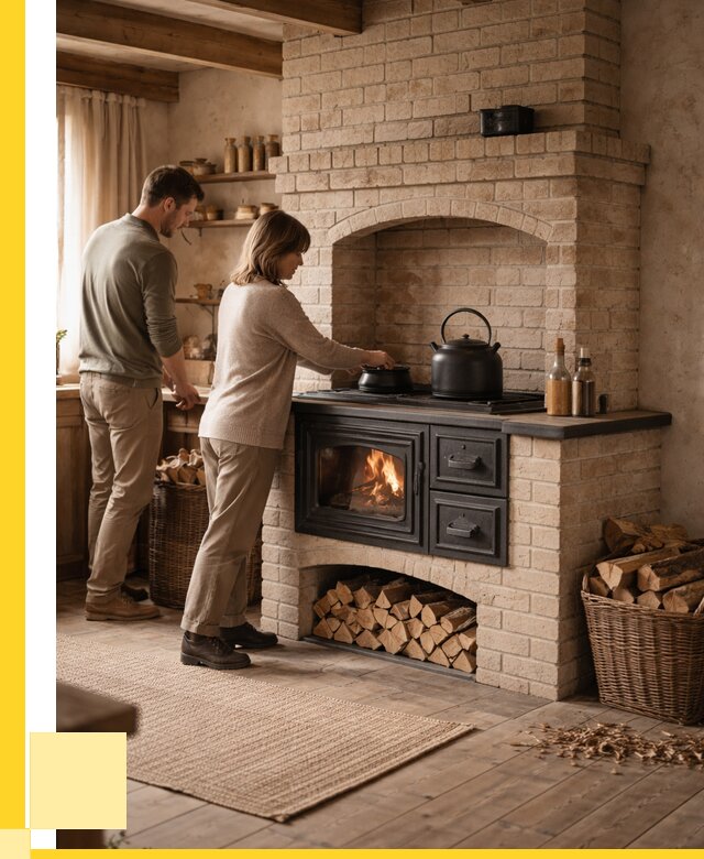 Печи с плитой в Малгобеке от 46431 р. | ЭриданМлг — кирпичная печь