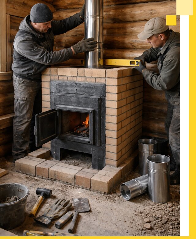 Проектирование, изготовление и установка банных печей в Малгобеке