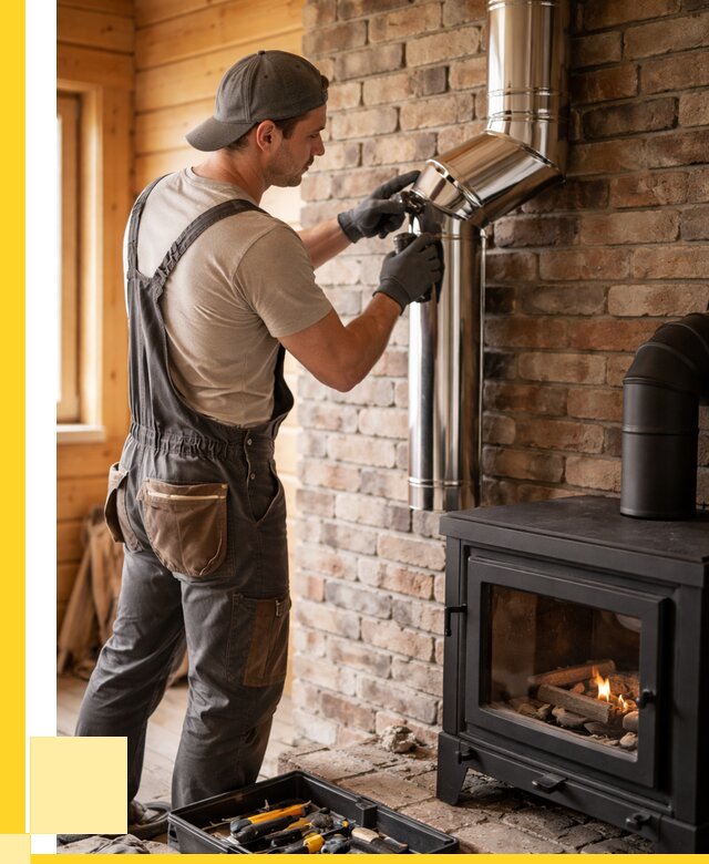 Монтаж дымоходов для печей в Малгобеке от 7739 р. | ЭриданМлг
