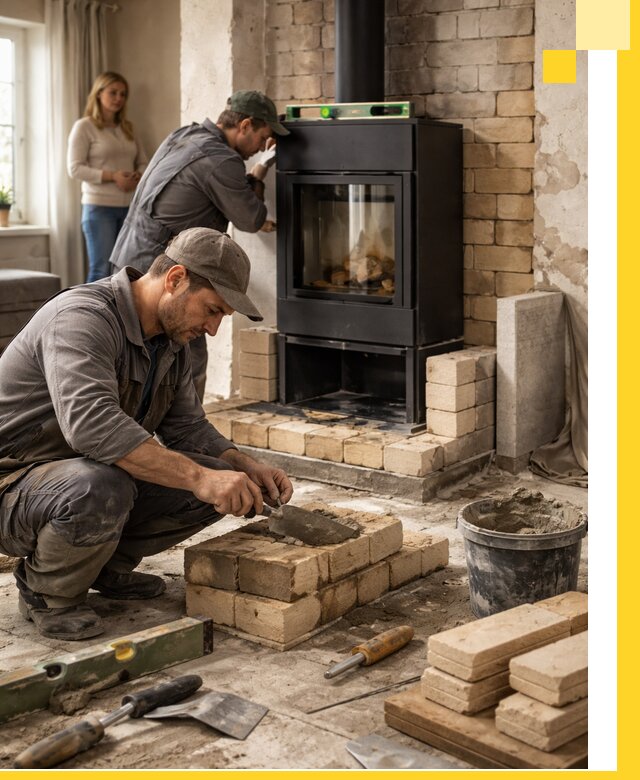 Печи и камины под ключ: проект, установка в Малгобеке