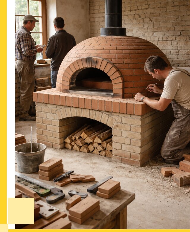 Помпейская печь дровяная для пиццы в Малгобеке | ЭриданМлг от 206360 р.