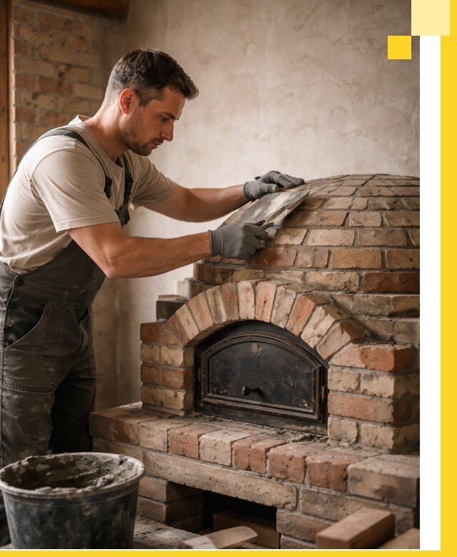 Изготовление и монтаж помпейских печей на заказ в Малгобеке