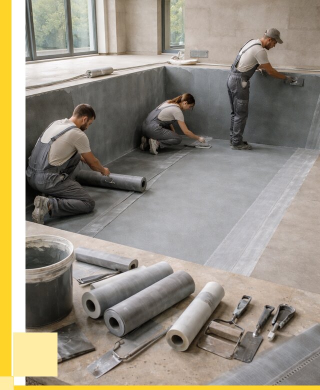 Гидроизоляция бассейнов в Малгобеке от 2064 р., ЭриданМлг