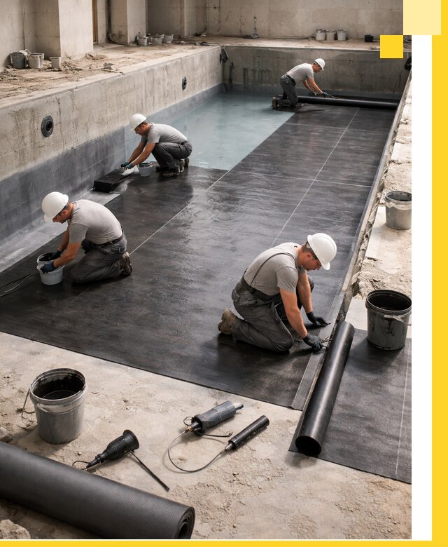 Профессиональная гидроизоляция бассейнов и чаш в Малгобеке под ключ