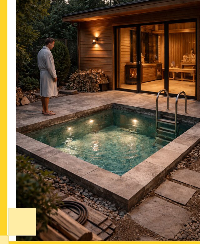 Бани с бассейном под ключ в Малгобеке от 98021 р. | ЭриданМлг