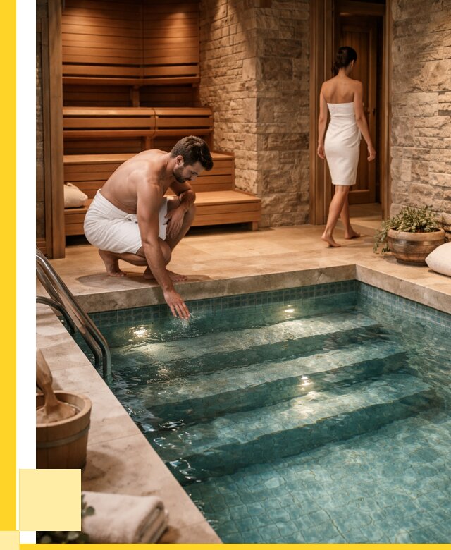 Сауна с бассейном под ключ в Малгобеке от 123816 р., ЭриданМлг