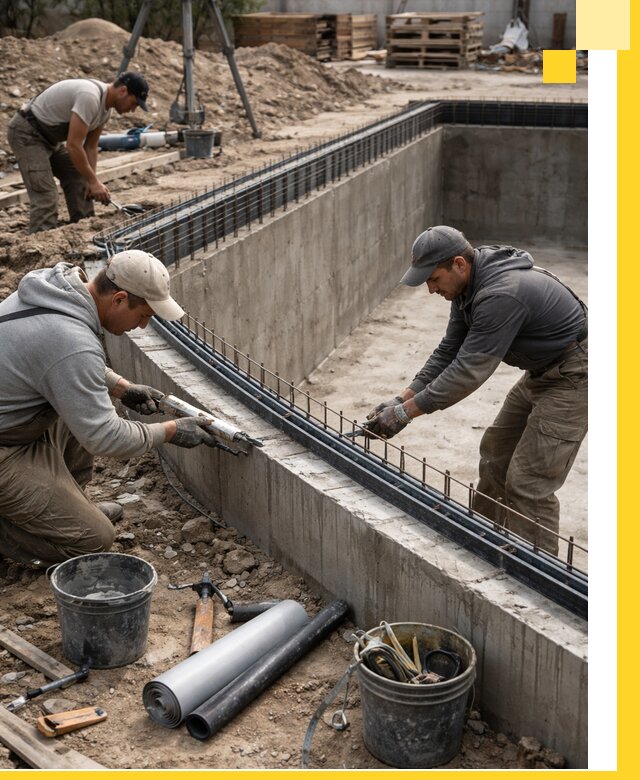 Качественный монтаж чаши бассейна в Малгобеке под ключ с гарантией