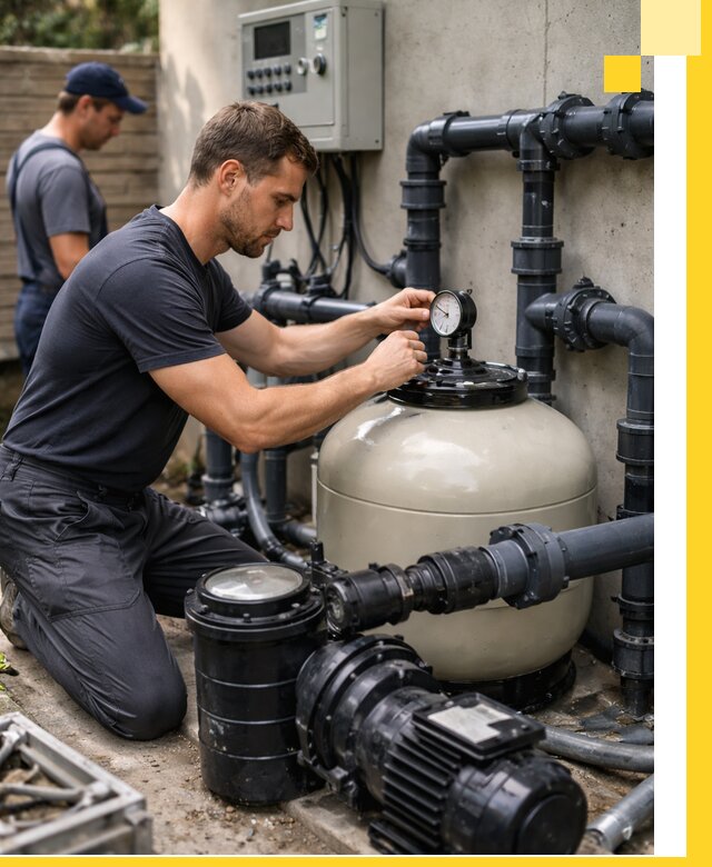 Поставка и монтаж фильтровального оборудования для бассейнов в Малгобеке