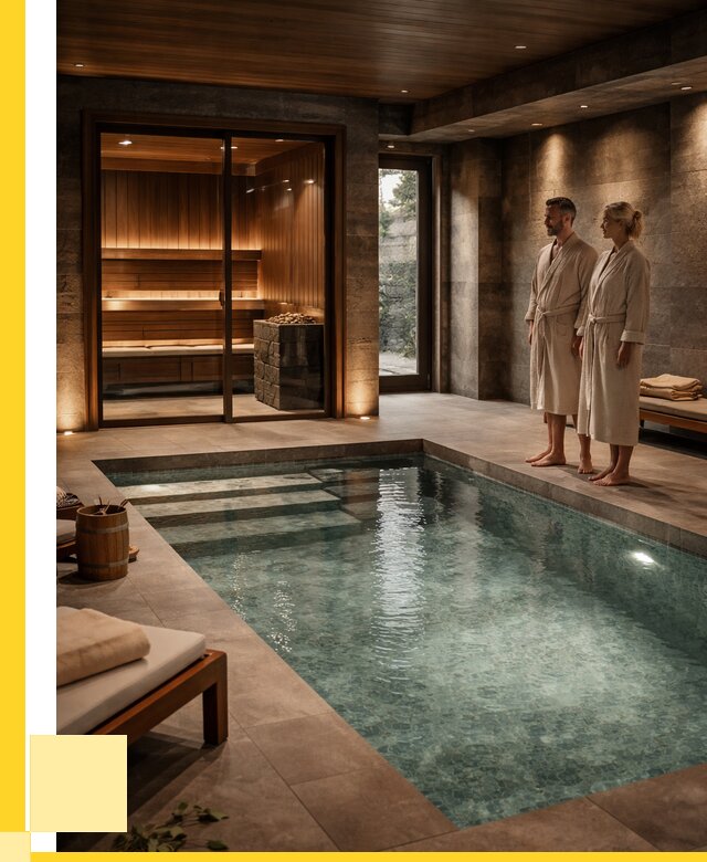 Сауна с большим бассейном в Малгобеке от 1238160 р. ЭриданМлг