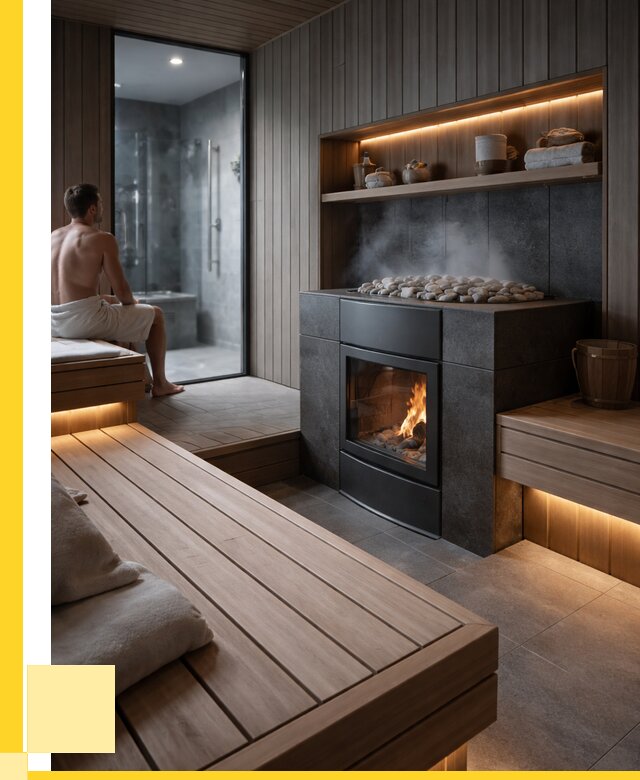 Проект сауны в частном доме в Малгобеке от 36113 р. | ЭриданМлг