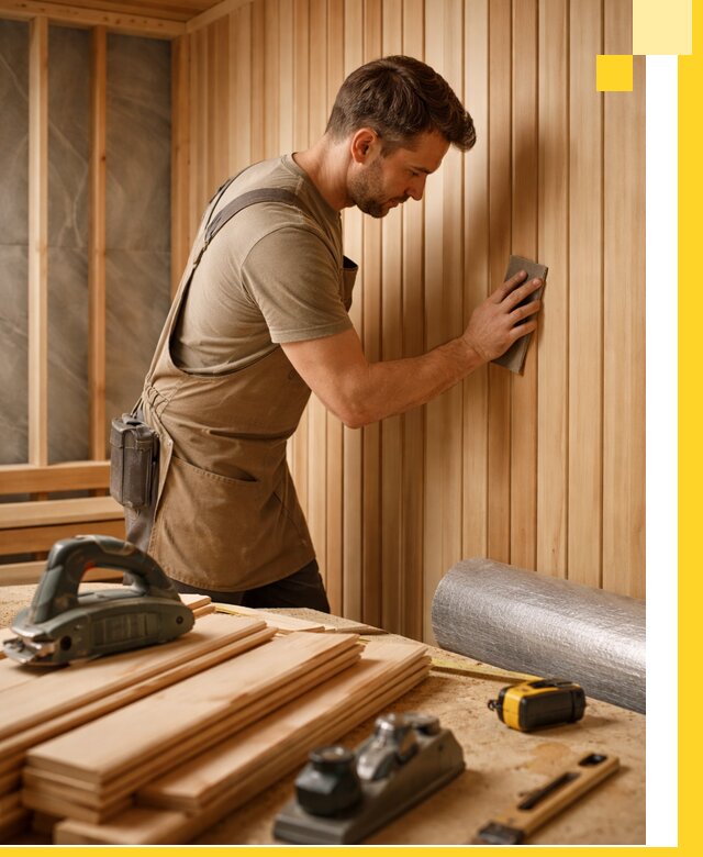 Профессиональная отделка саун и парных под ключ в Малгобеке