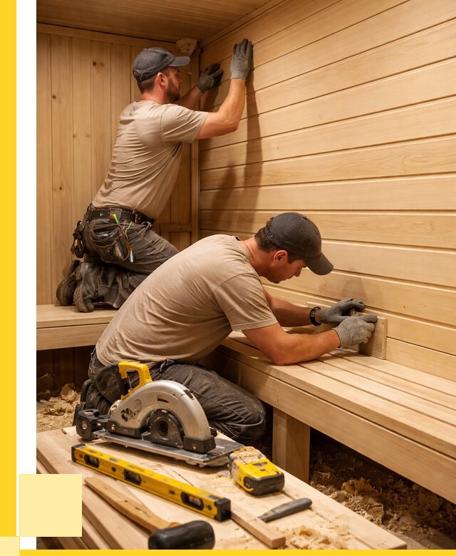 Обшивка саун вагонкой в Малгобеке от 2580 р. | ЭриданМлг