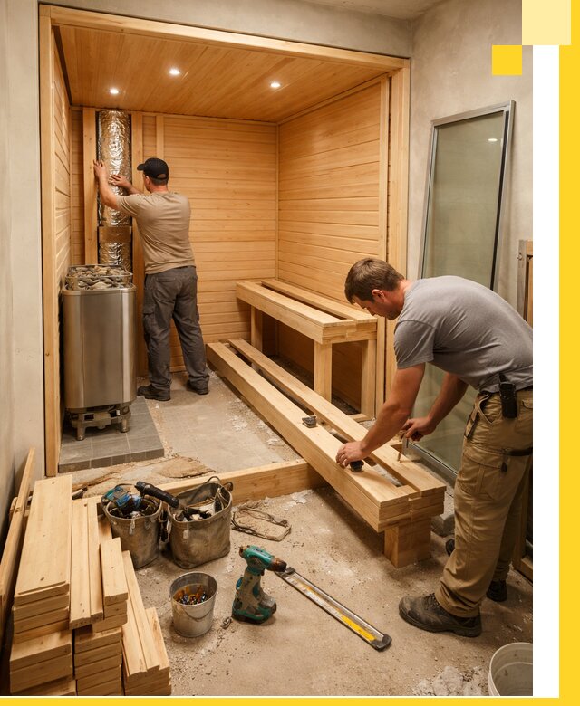 Проектирование и установка домашних саун под ключ в Малгобеке