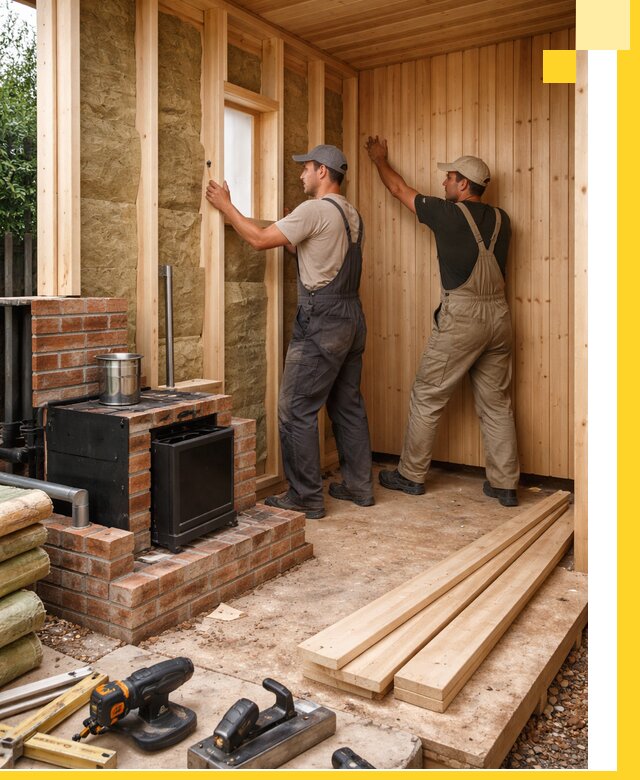 Строительство и установка дачных саун под ключ в Малгобеке