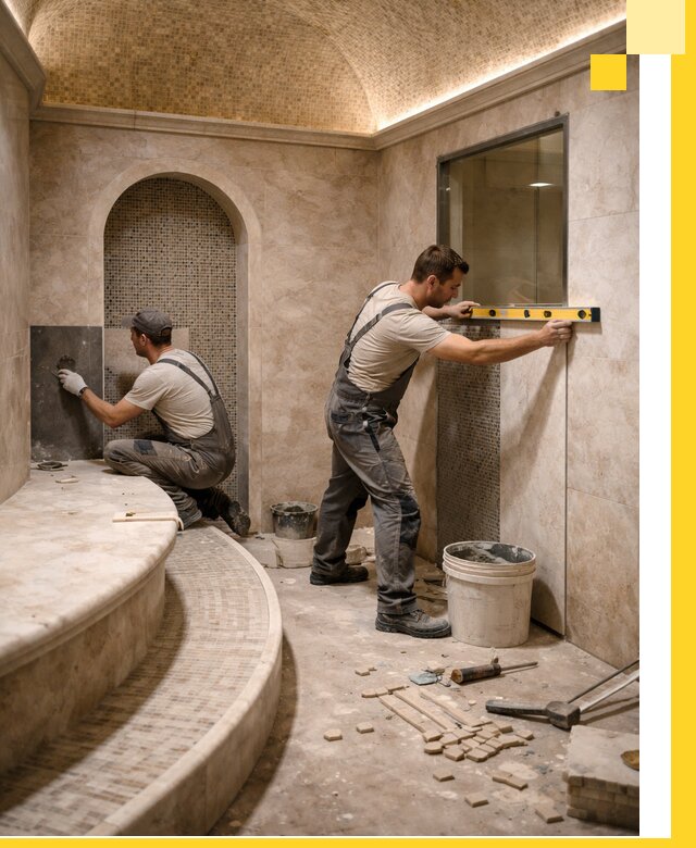 Проектирование и строительство саун с хамамом под ключ в Малгобеке