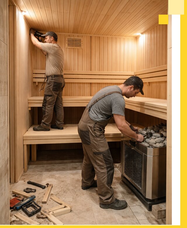 Купить сауну под ключ в Малгобеке с монтажом и гарантией