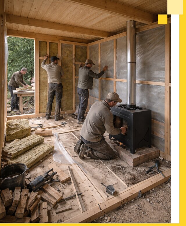 Профессиональный монтаж бань под ключ в Малгобеке для дома