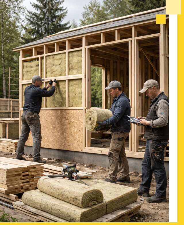 Проектирование и строительство каркасных бань в Малгобеке под ключ