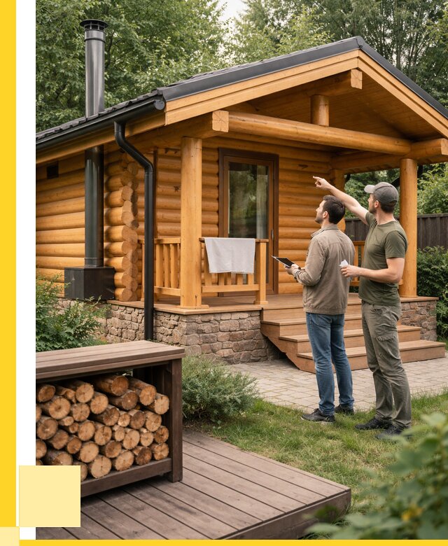 Бани для дачи под ключ в Малгобеке от 257950 р. | ЭриданМлг