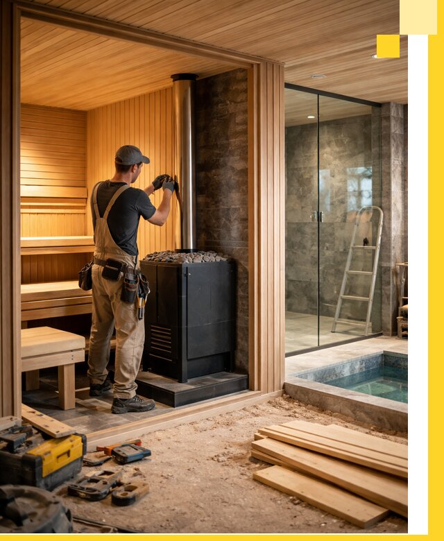 Полное строительство банных комплексов под ключ в Малгобеке