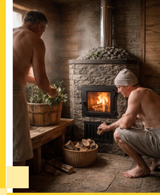 Банные печи под ключ в Малгобеке от 46431 р. | ЭриданМлг кирпичная