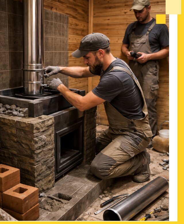 Изготовление и установка банных печей под ключ в Малгобеке