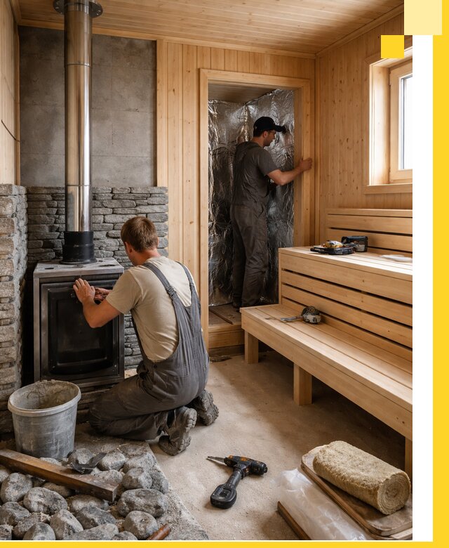 Строительство и изготовление бань под ключ в Малгобеке