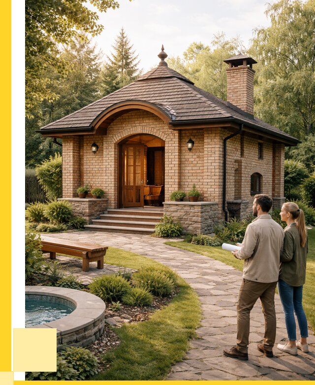 Проект кирпичной бани в Малгобеке от 30954 р. | ЭриданМлг