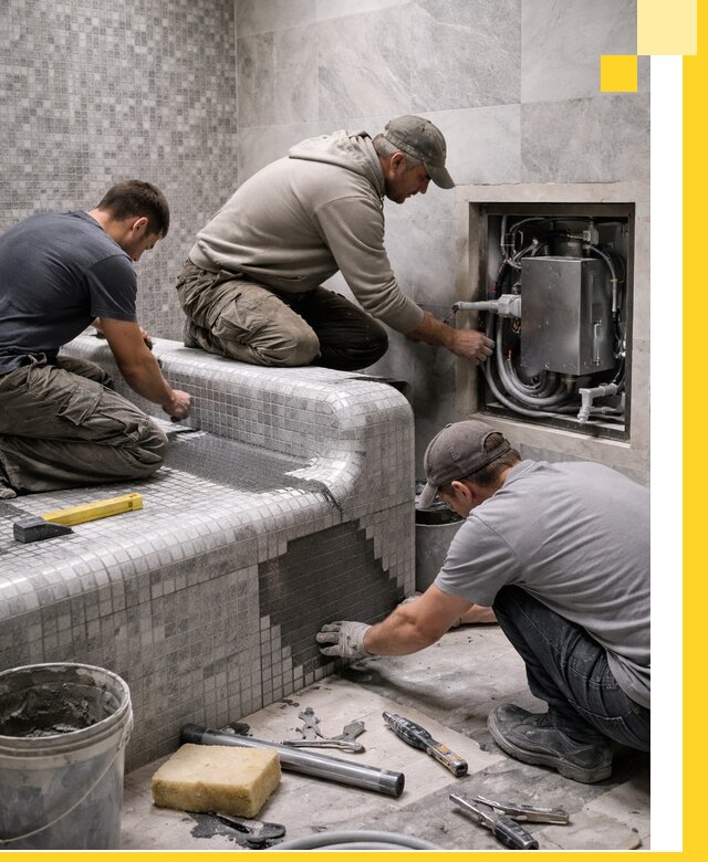 Проекты хамамов под ключ в Малгобеке и дизайн и строительство