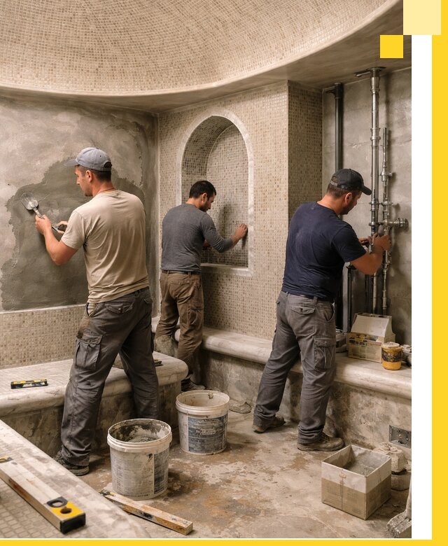 Профессиональный монтаж хамамов под ключ в Малгобеке с гарантией