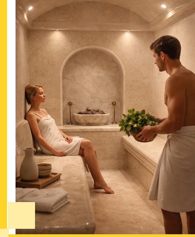 Хамам в доме под ключ в Малгобеке от 361130 р. | ЭриданМлг