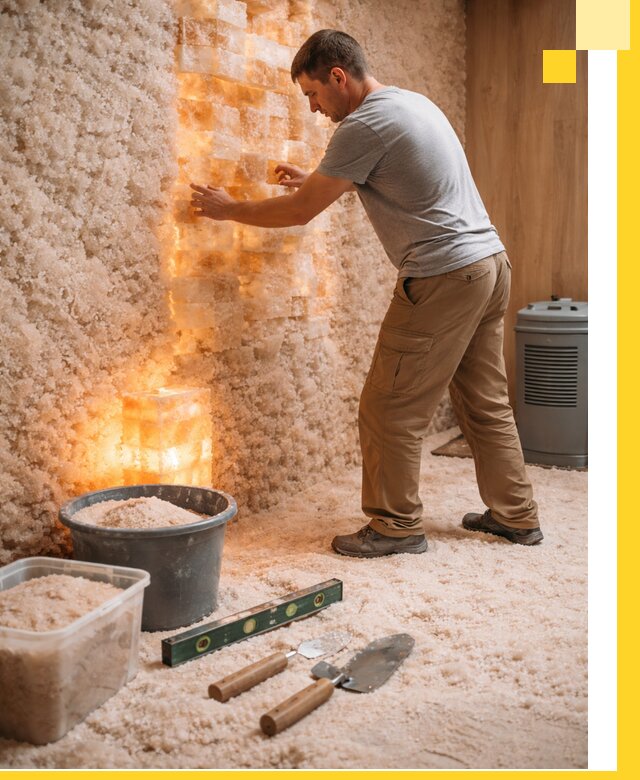 Проектирование и монтаж соляных комнат в Малгобеке под ключ