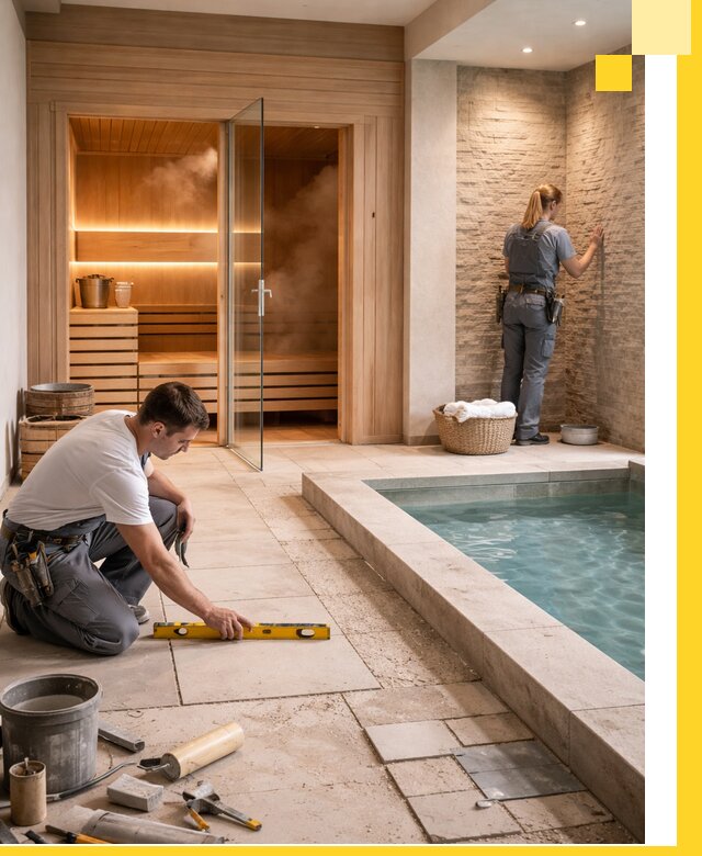 Комплексный дизайн и отделка интерьеров SPA под ключ в Малгобеке